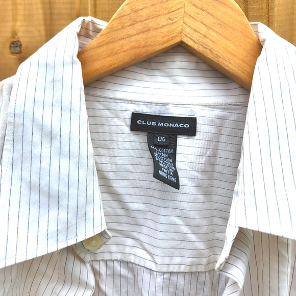 CLUB MONACO Dress Shirt | Size Large